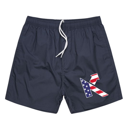 The "Old Glory" Beach Shorts